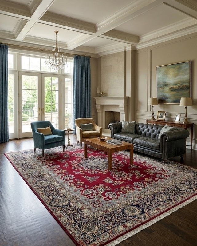 One-of-a-Kind Vintage Handmade Oriental Rug Classic Floral Style Carpet 10X13 ft gallery