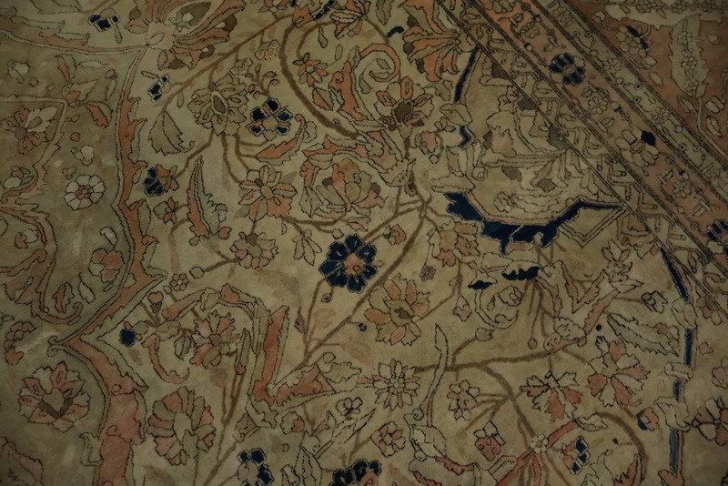 Antique Masterpiece Large Rug 12x17 Vegetable Dye Pre-1900 Hand-knotted Wool gallery
