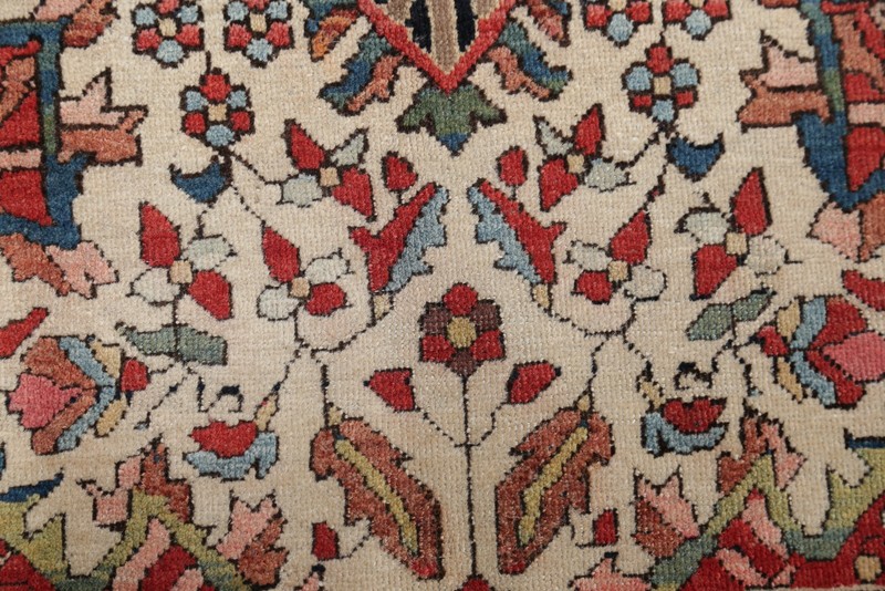 Pre-1900 Antique Traditional Area Rug 4x7 Ft Handmade 100% Vegetable Dye Carpet gallery