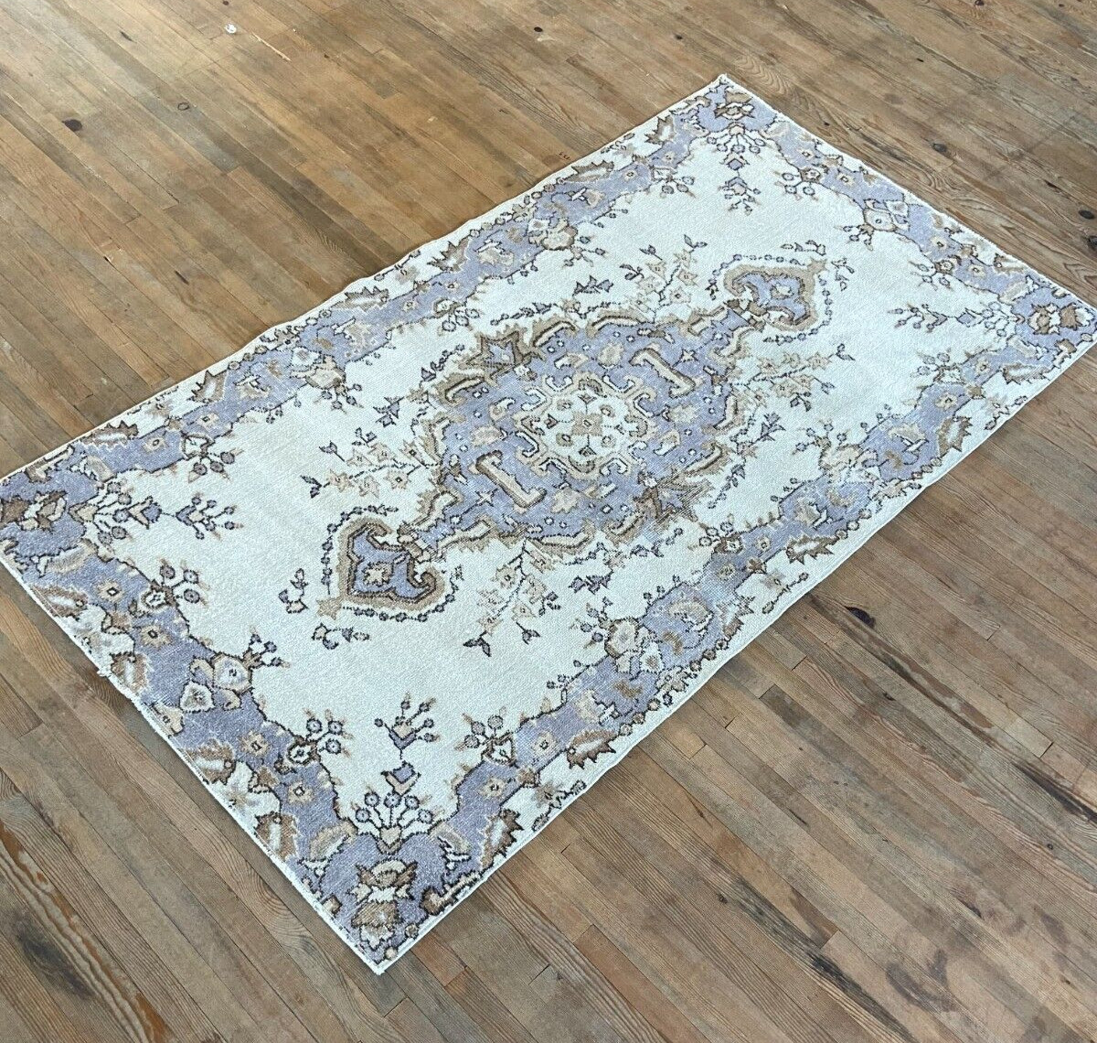 3.6x6.5 ft Rug, Vintage Rug, Area Rug, Handmade Rug, Purple Rug, Bedroom Rug gallery