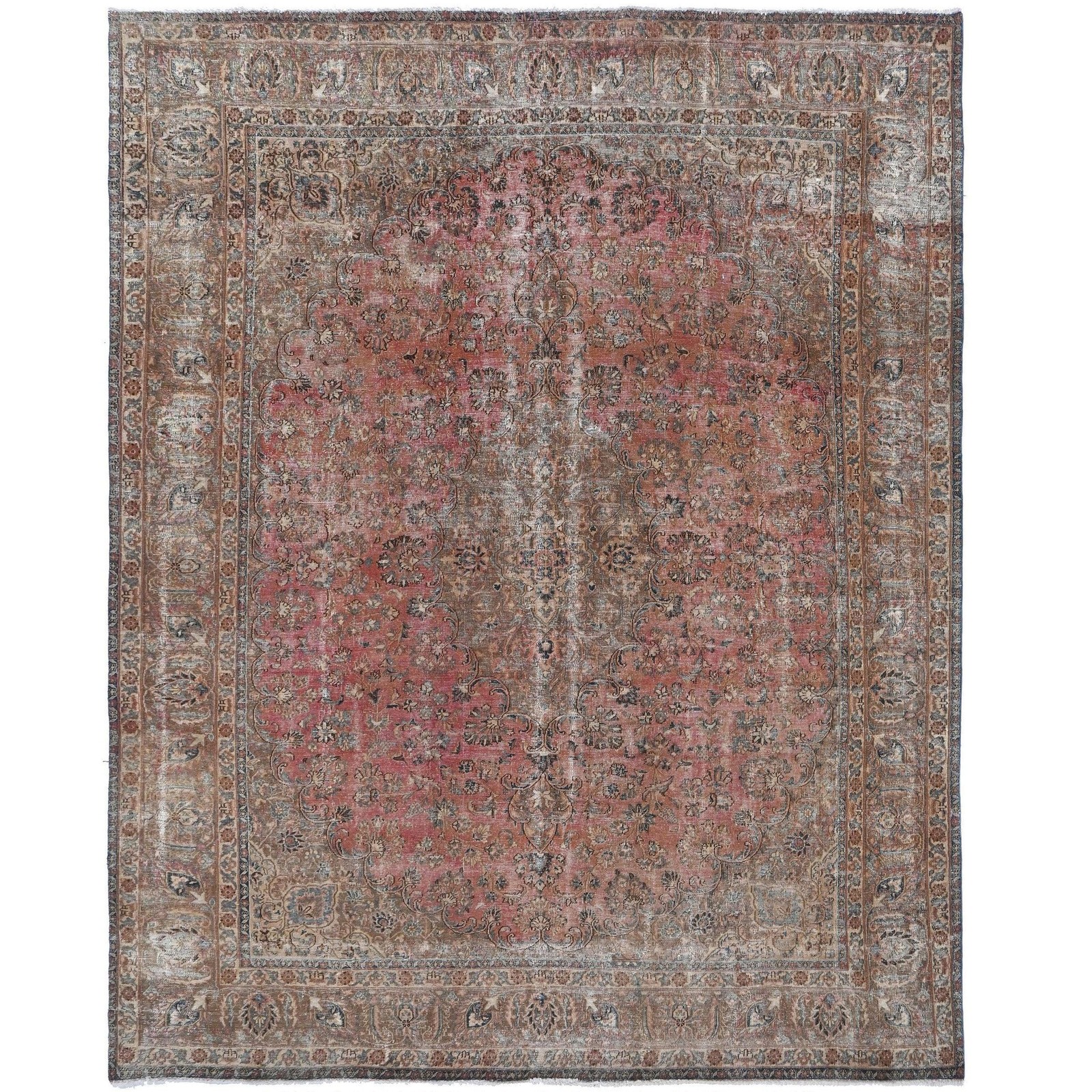 9'6" x 12'2" Ravello Vintage Hand-Knotted Wool Area Rug gallery