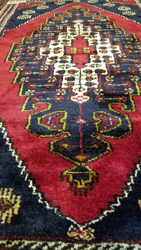 Vintage 1940-1950's Turkish Tribal Rug 4'7" × 7'7" gallery