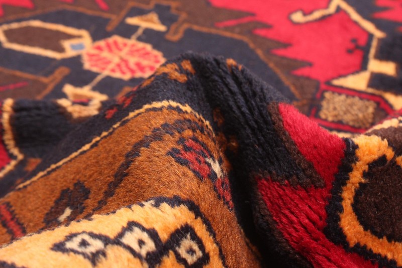 Vintage 3'11" x 6'9" Traditional Hand Knotted Vegetable Dye Wool Area Rug gallery