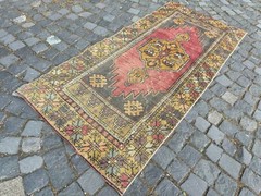 Turkish rug,Handmade rug,Wool rug,Bohemian area rug,Rug | 3,0 x 6,3 ft