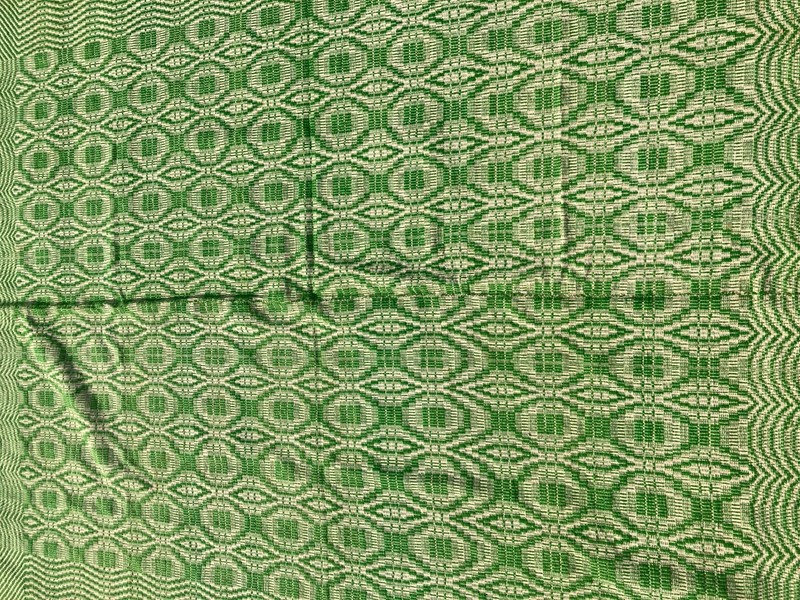 Vintage Handmade Geometric Medallion Traditional Wool Area Rug 206x167 cm gallery