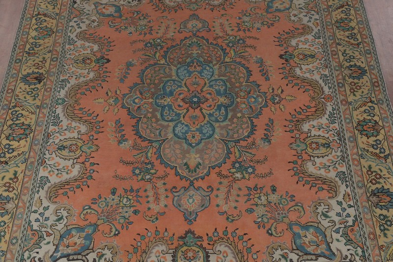 Vintage Handmade Room Size Area Rug 10x13 Traditional Over-Dyed Wool Carpet gallery