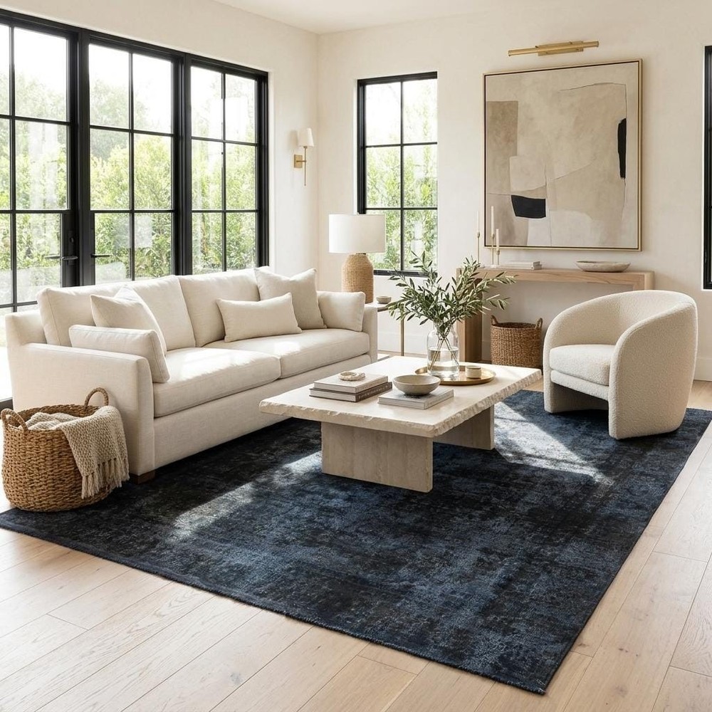 5'9" x 8'9" Nova Vintage Hand-Knotted Wool Area Rug