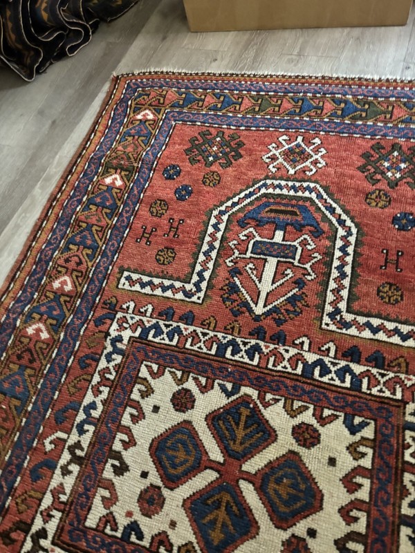 Antique early 20th C Fachralo Kazak EXCELLENT CONDITION gallery