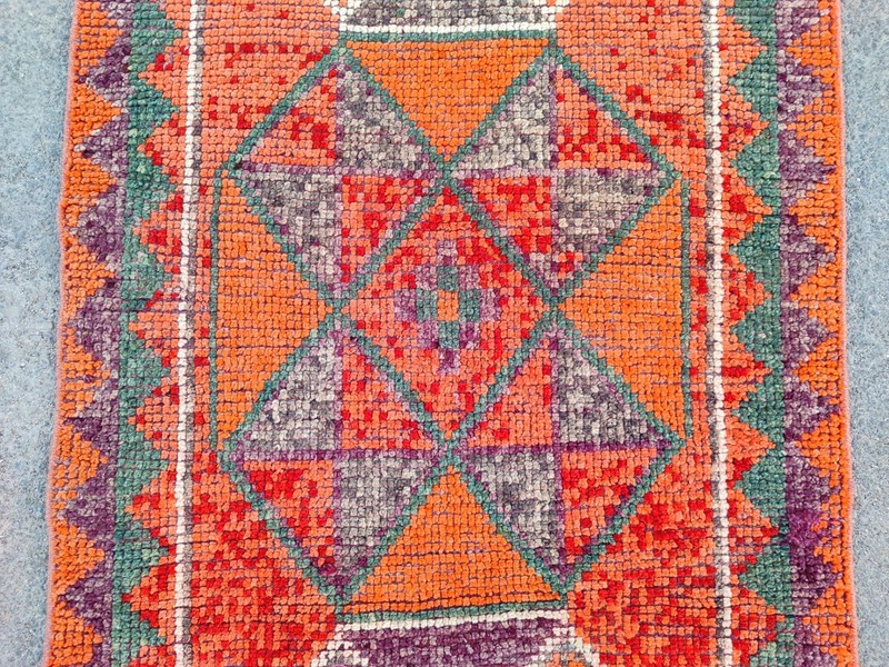 Rare Antique rug 3x11, Turkish runner 3x11 vintage, Heriz rug, Herki rug Kurdish gallery