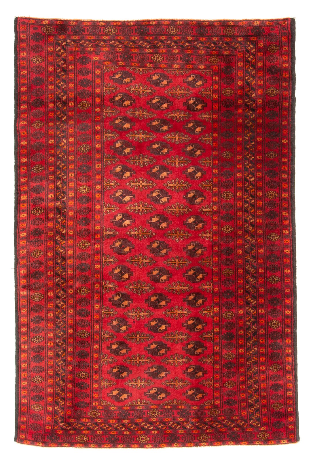 Traditional Vintage Hand-Knotted Carpet 4'6" x 6'11" Wool Area Rug gallery