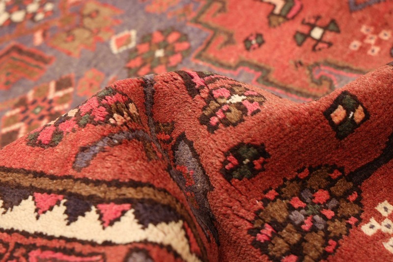 Vintage 3'7" x 6'9" Traditional Hand Knotted Vegetable Dye Wool Area Rug gallery
