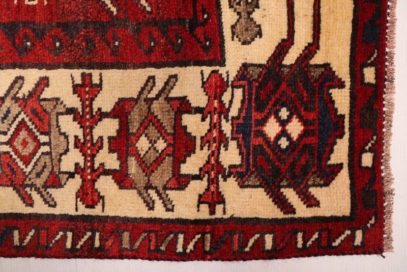 Vintage 5'3" x 6'7" Traditional Hand Knotted Vegetable Dye Wool Area Rug gallery