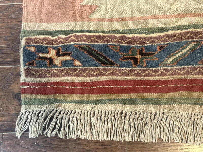 Turkish Kilim Rug 2.5 x 4.7 Flatweave Bohemian Wall Hanging gallery