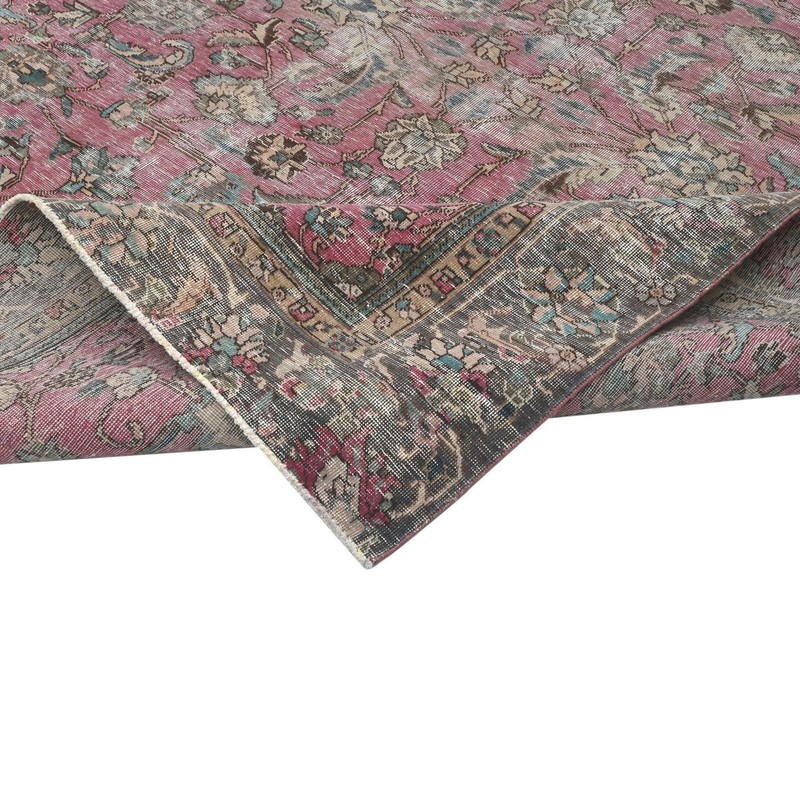 7'8" x 9'10" Sorella Vintage Hand-Knotted Wool Area Rug gallery