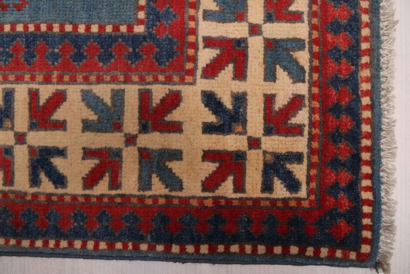 Vintage Hand-Knotted Area Rug 3'4" x 5'0" Traditional Oriental Wool Carpet gallery