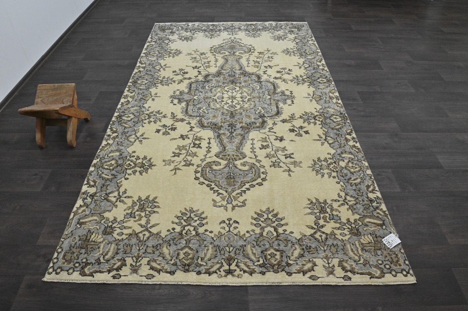 Oushak Turkish Vintage Rug 5x9 Kilim Rug Anatolian Handmade Boho Decor BEIGE gallery
