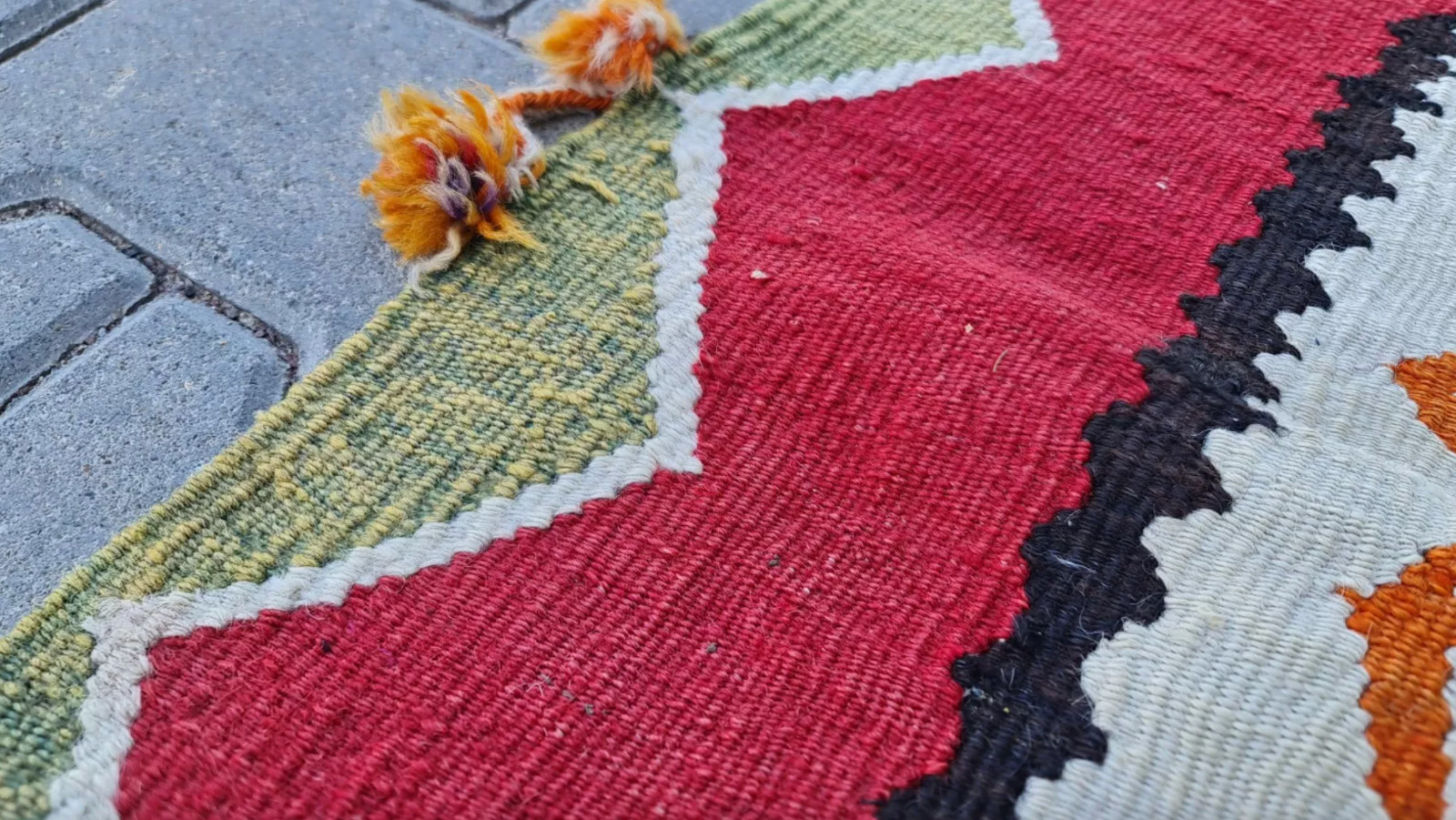 Monastery Rug, Antique kilim, small kilim, rug 2x4, Handmade rug, Turkish kilim gallery