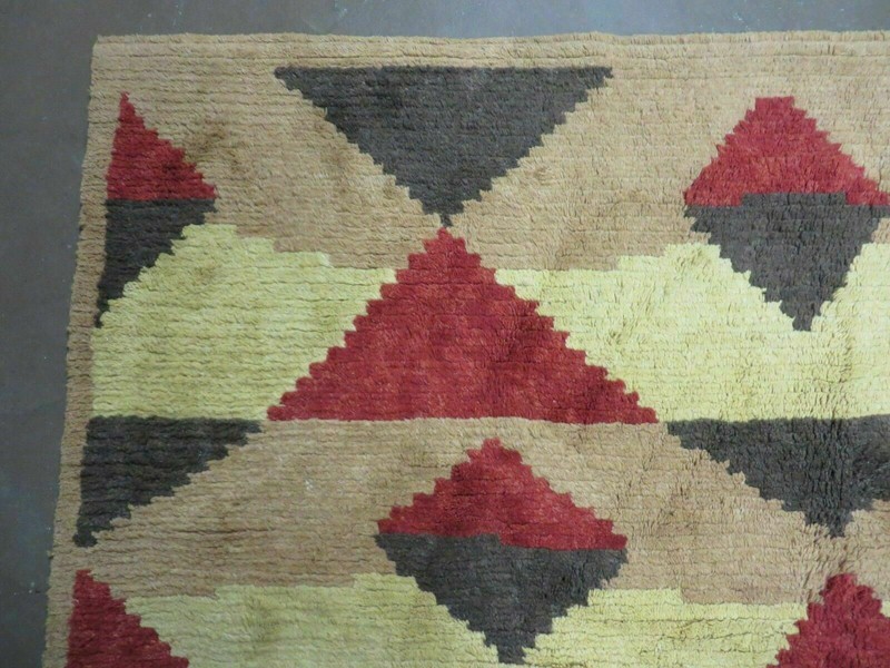 6' X 8' Handmade Tibetan Nepal Chinese Wool Rug Art Deco Contemporary Modern gallery