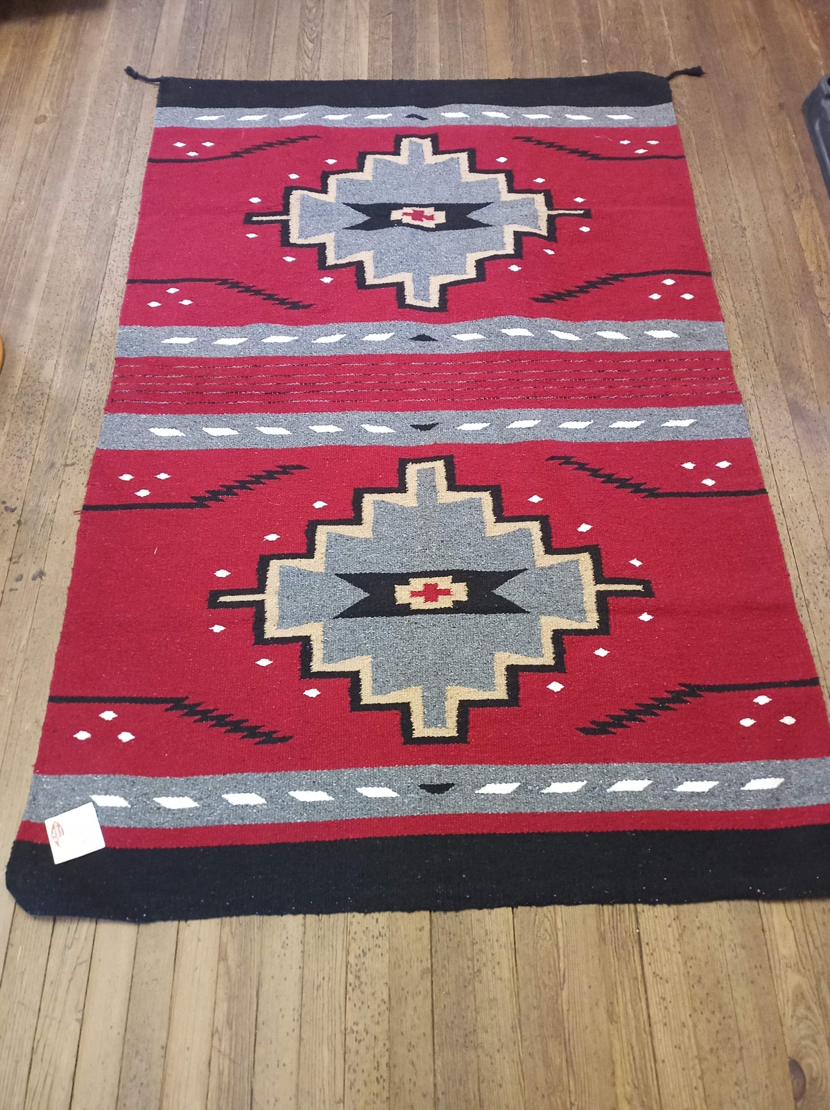 Handwoven Southwest Design Acrylic Rug; 20"X40" gallery