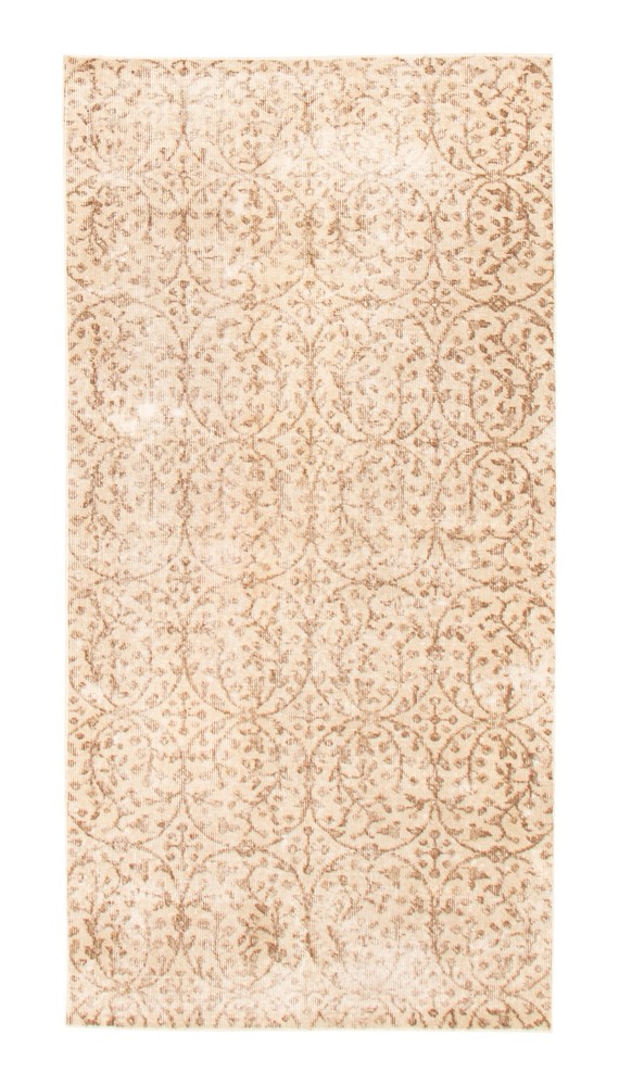 Vintage 3'5" x 6'8" Traditional Hand Knotted Vegetable Dye Wool Area Rug