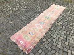 Turkish Antique rug Bohemian Area rug Oushak rug Vintage Rug Handmade Wool rug