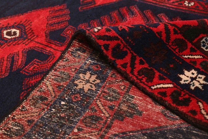 Vintage 3'5" x 5'3" Traditional Hand Knotted Vegetable Dye Wool Area Rug gallery