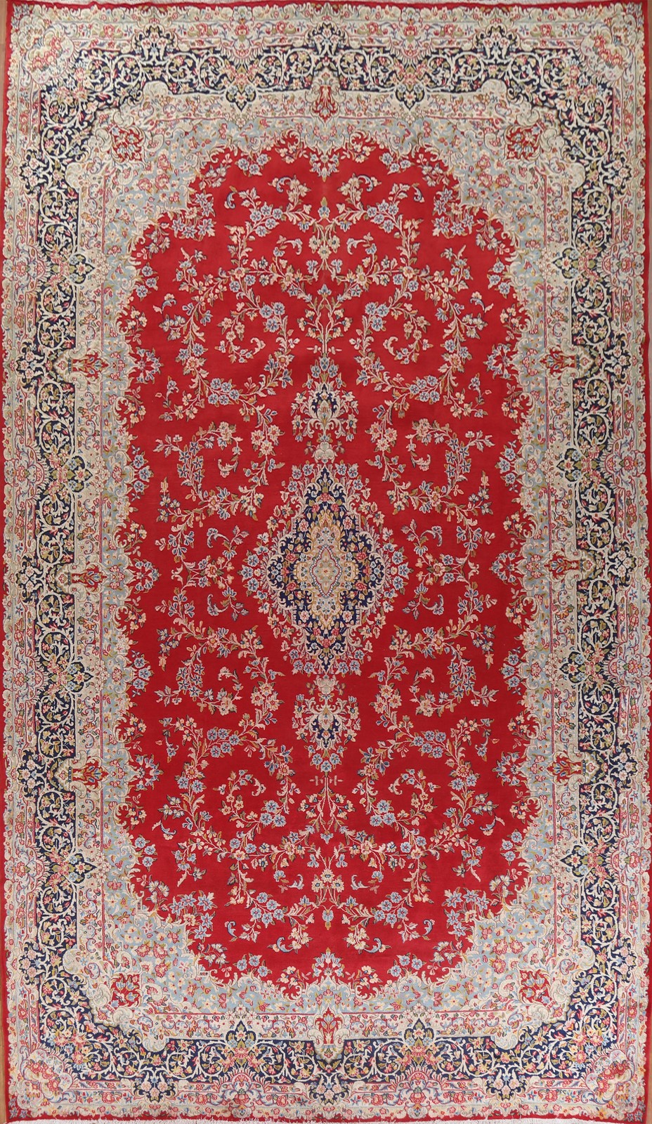 Living Room Hand-made Large Rug 10x15 Red Wool Medallion Vintage Classic Carpet gallery