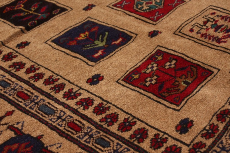 Vintage 6'11" x 10'1" Traditional Hand Knotted Vegetable Dye Wool Area Rug gallery