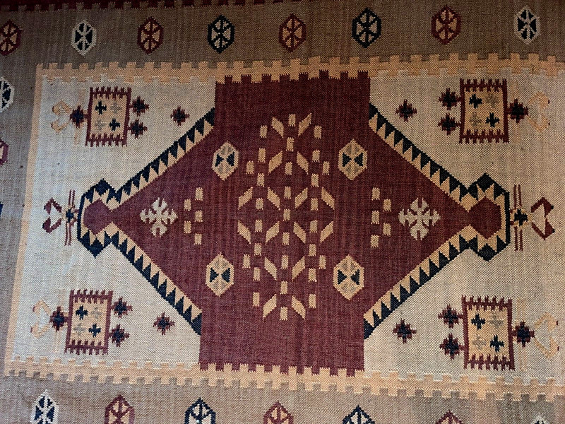 Handmade Vtg Indian Kilim Rug, Traditional Wool Area Rug gallery