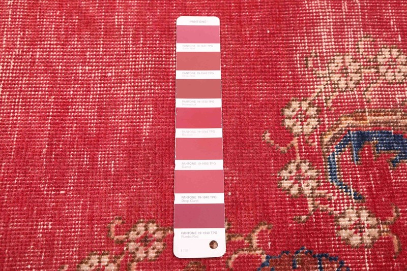 Traditional Vintage Hand-Knotted Area Rug 7'7" x 13'1" Oriental Wool Carpet gallery