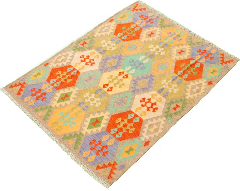 Vintage Hand Woven Area Rug 4'11" x 6'7" Traditional Wool Oriental Carpet gallery