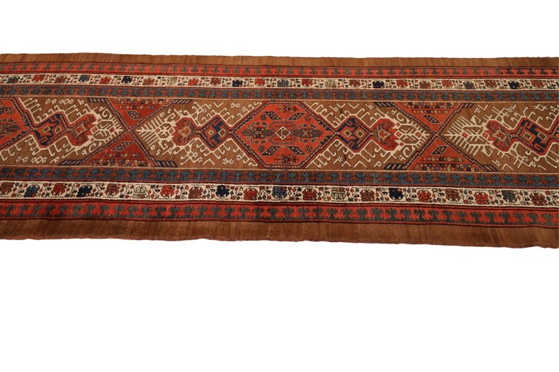 Camel-Hair Serab runner, 1920's - 3'8" x 15'10" gallery