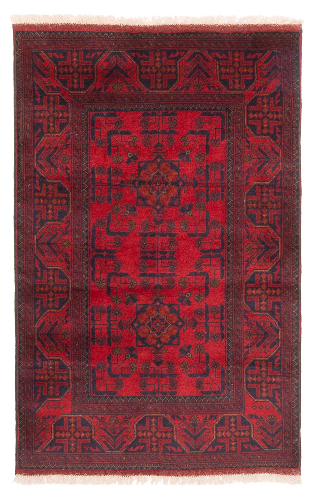Traditional Vintage Hand-Knotted Area Rug 3'4" x 5'2" Oriental Wool Carpet gallery