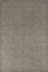 Distressed Traditional Area Rug 7×10 Handmade Wool Muted Living Room Carpet