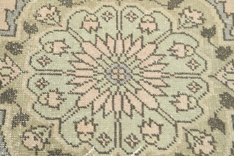 3x10 turkish runner rug, hand-knotted vintage oushak rug runner, boho decor,117 gallery