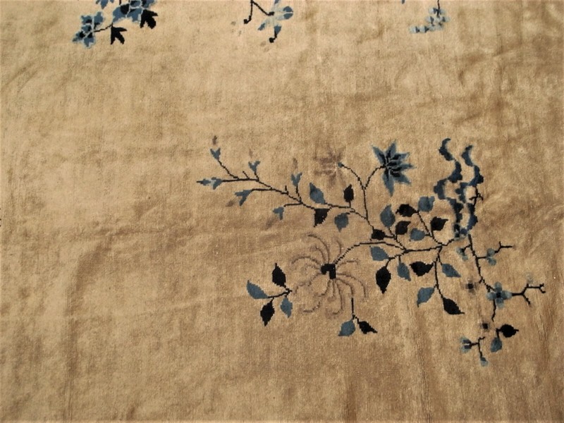 Antique Chinese Peking carpet 12x17ft (11'11" x 17''7) c. 1900 gallery