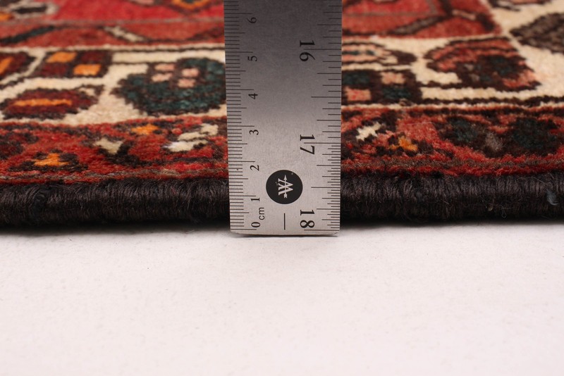 Vintage Hand-knotted Runner Rug 3'9" x 10'4" Traditional Oriental Wool Carpet gallery