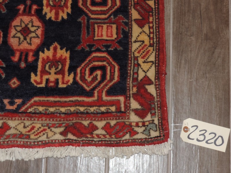 4x9ft. Handmade Azerbaijan Meshkin Wool Runner gallery
