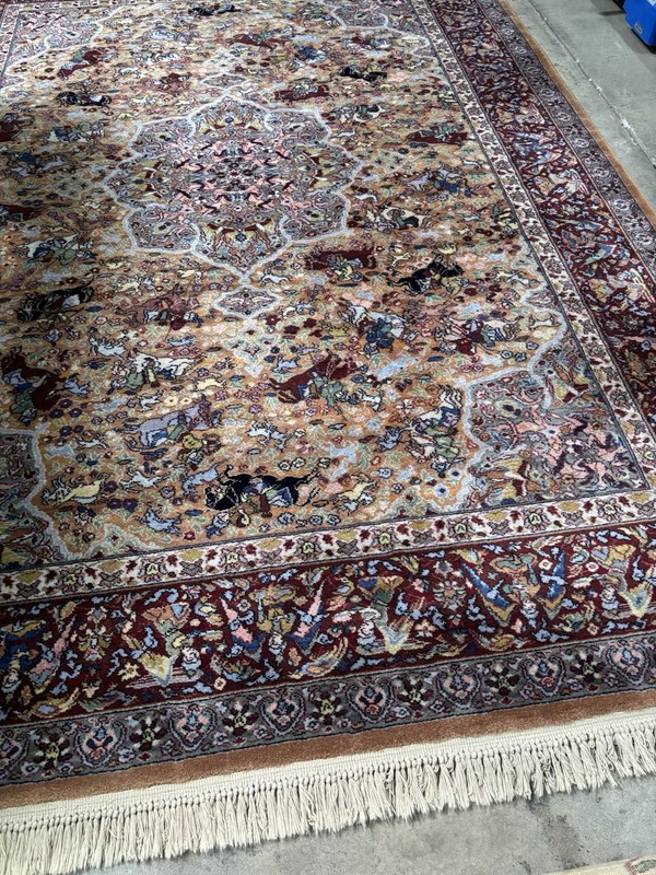 AUTHENTIC AMERICAN KARASTAN HUNTING PATTERN #723 RUG CARPET 8' 8" x 12' gallery