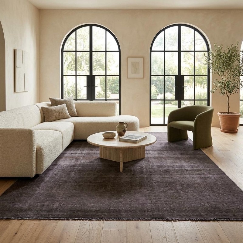 8'1" x 9'11" Estelle North Vintage Hand-Knotted Wool Area Rug gallery