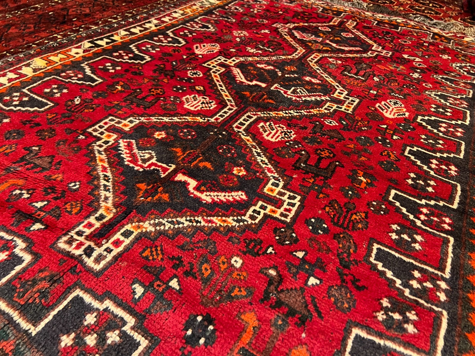 COLLECTORS' ITEM Antique Kazak Area Tribal Vine 4Th Quarter 19TH Century Carpet gallery