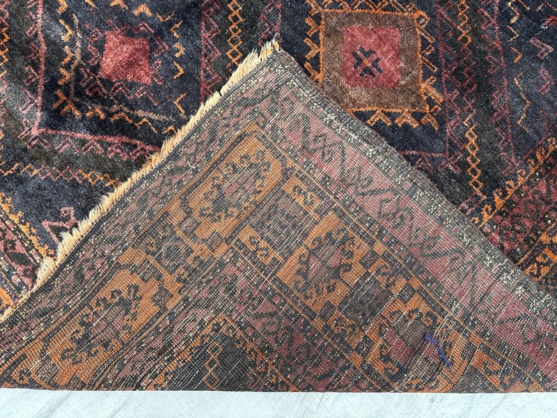 COLLECTORS ITEM Semi Antique Stunning Natural Vegetable Dye Taimani Maldari Rug gallery