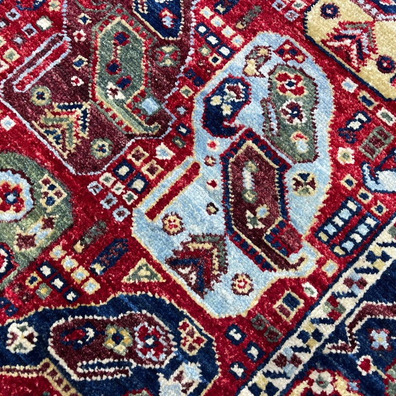 Handmade (2'10" x 10'1") Boho Afghan Tribal Wool Runner Rug gallery