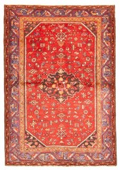 Vintage Traditional Hand-Knotted Area Rug 4’8″ x 6’11” Oriental Wool Carpet