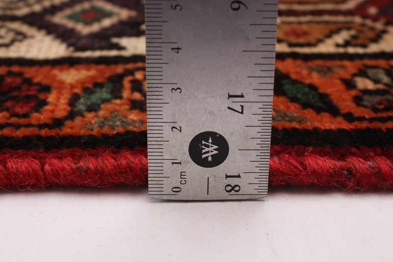 Vintage Hand-Knotted Area Rug 4'5" x 11'0" Traditional Wool Carpet gallery