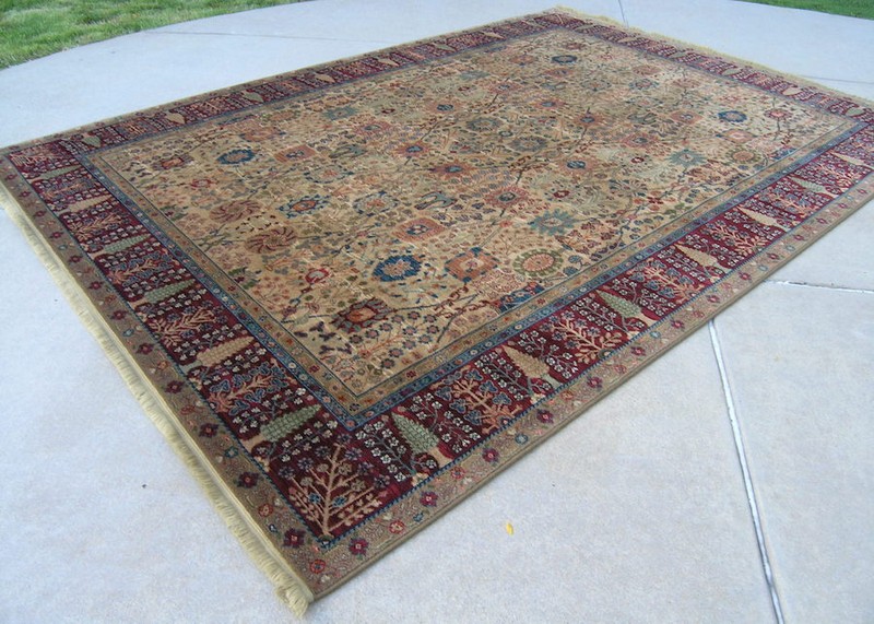 Mint Karastan Samovar 900-901 Oriental Area Rug Carpet Persiann Garden 8'8"x12' gallery