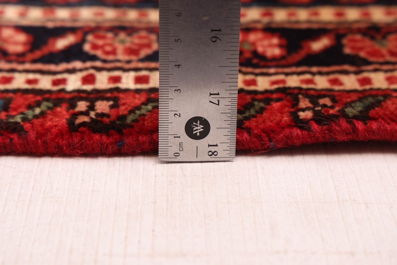 3'5" x 13'9" Vintage Hand-knotted Runner Rug Traditional Oriental Wool Carpet gallery