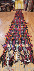 Exquisite Cr1920-1940’s Antique Wool Natural Dye Kurdish Runner 1’11×17’8”
