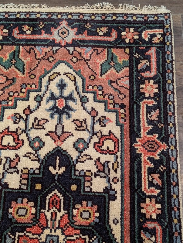 Indo Per'sian Heriz Serapi Runner 2.7 x 16, Vintage Wool Runner gallery