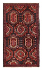 Traditional Vintage Hand-Knotted Area Rug 3’8″ x 6’4″ Oriental Wool Carpet